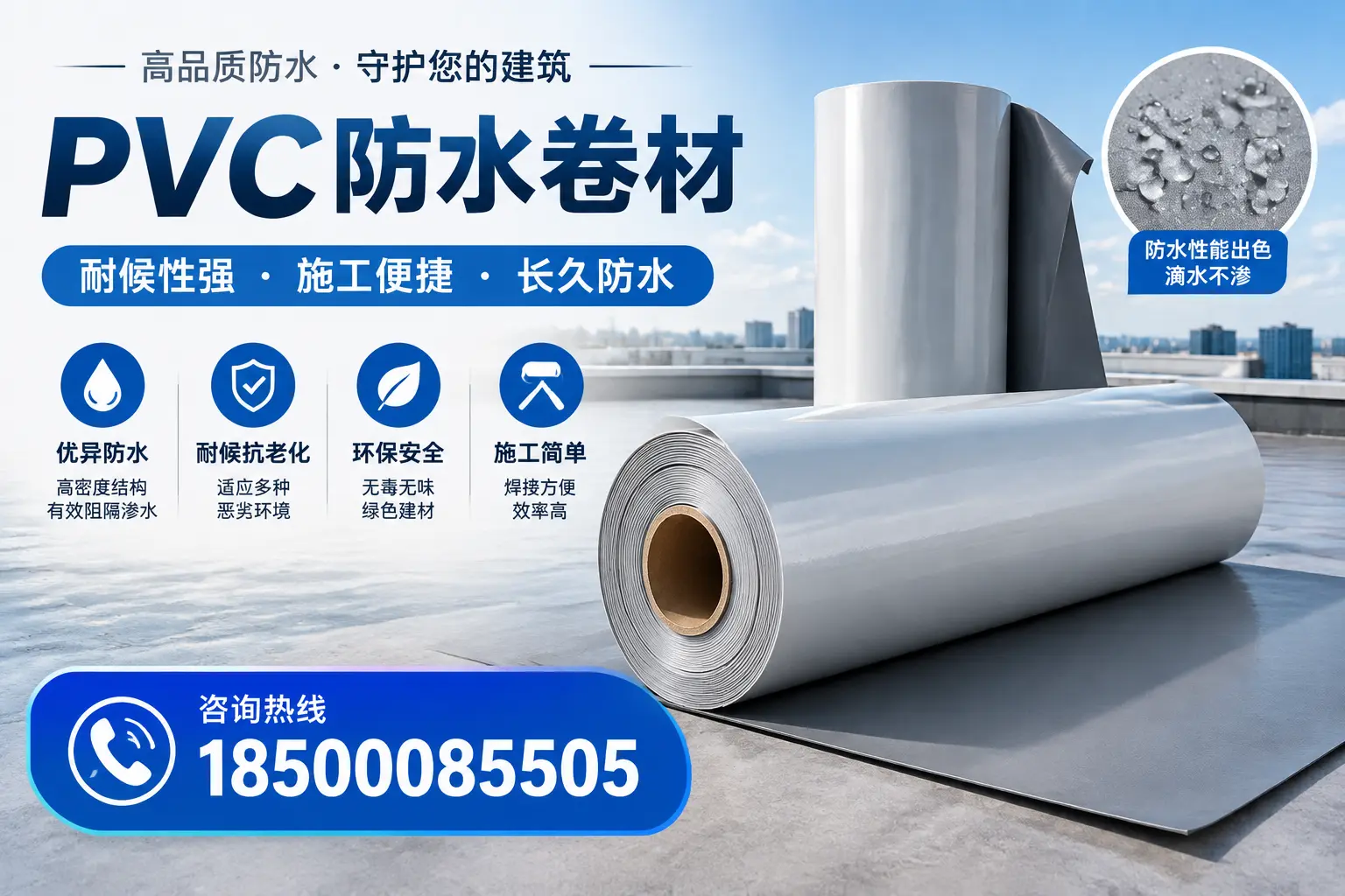 pvc防水卷材在赤峰的行业应用前景分析